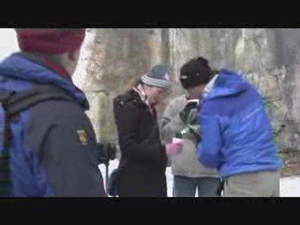 Grotto Canyon Icewalk in Banff National Park