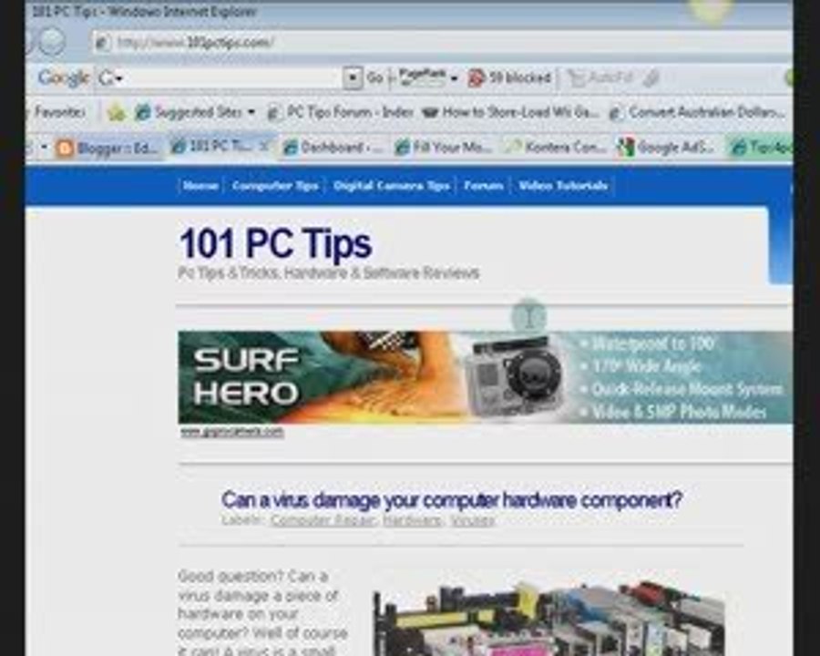 Add a RSS feed to your blogger.com website