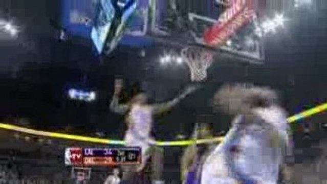 NBA Kevin Durant cleans up James Harden's miss.