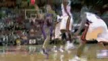 NBA Steve Nash hits Channing Frye for the jam.
