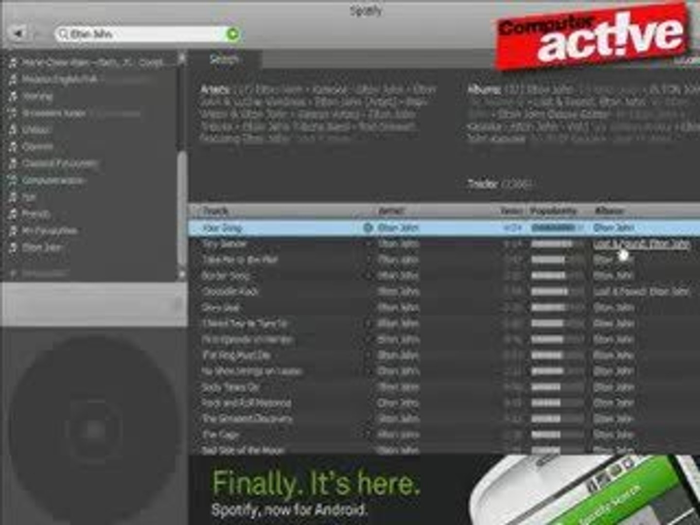 ⁣Create a playlist in Spotify