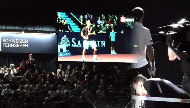 Match Federer Rochus Swiss Indoors 2009