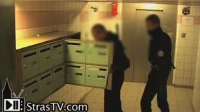 Descente de police Strasbourg Neuhof