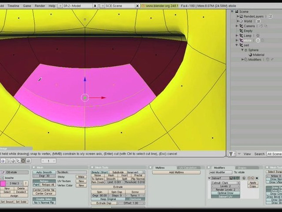Etoile 3d