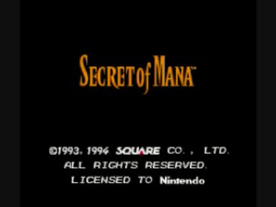 WT Secret of Mana Chap I:"Bienvenue à Mana" 1/2