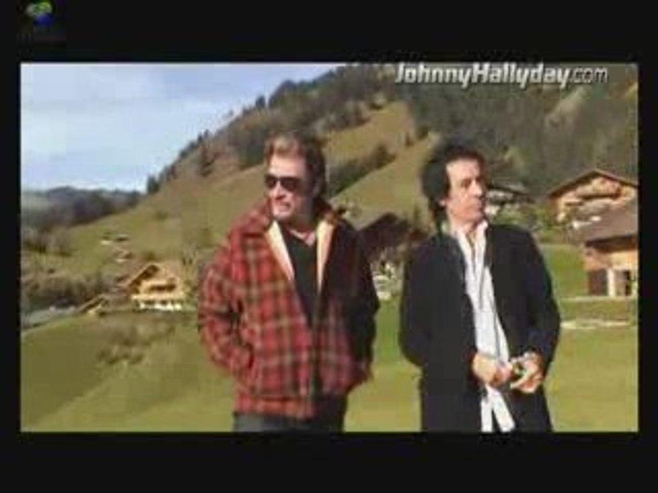 johnny hallyday 27.10.2009 a Gstaad avec Robin lemesurier