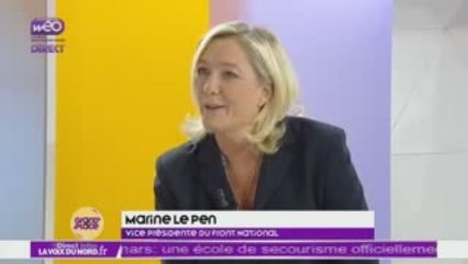 Marine Le Pen sur la chaine locale WEO 4/11/2009