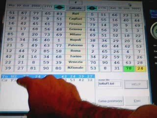 SOFTWARE METODO (GRATIS) LOTTO AMBO TERNO 1/99