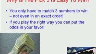 How To Win The Pick 3 Lottery - Secrets To Win The Lottery