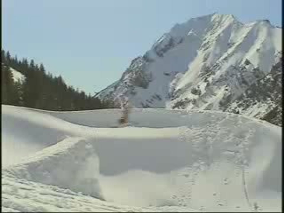Régis fait   Ski Jump