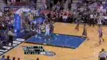 NBA Matt Barnes steals the ball and feeds it up to Jameer Ne