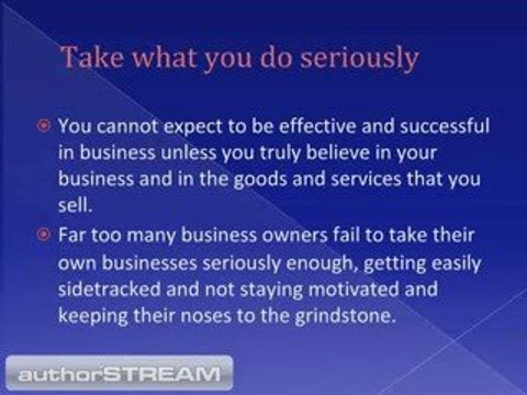 Characteristics of an entrepreneur