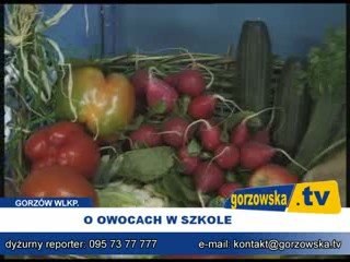 O owocach w szkole
