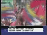Marcha en Venezuela por los Cinco Héroes Cubanos