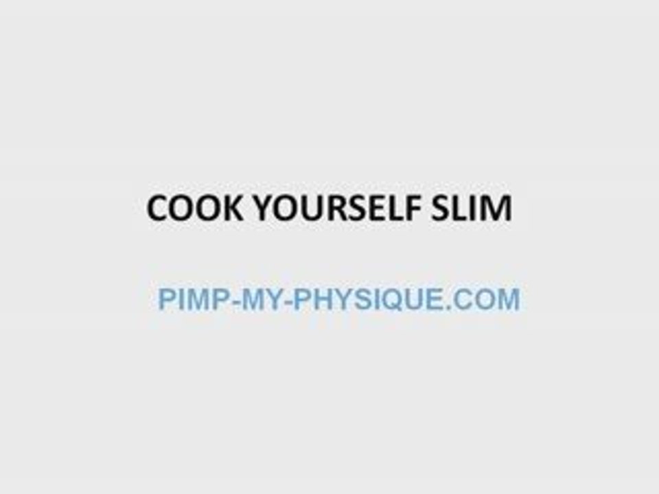 cook yourself slim- healthy cooking for losing weight
