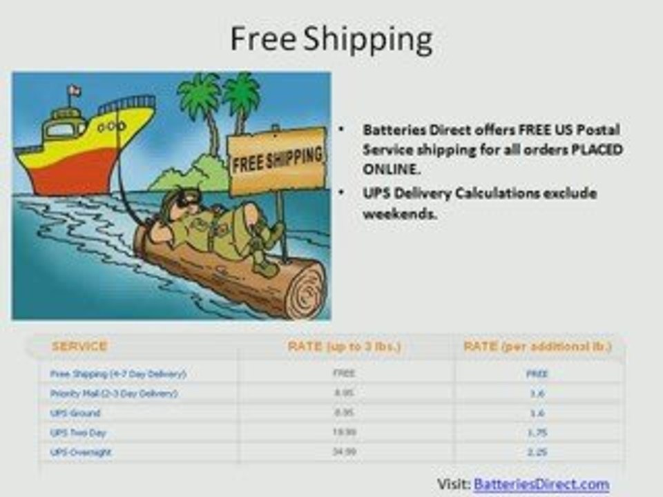 Laptop batteries, Cordless phone batteries - batteriesdirect