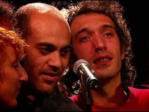 Allain Leprest et ses amis en concert au Bataclan.