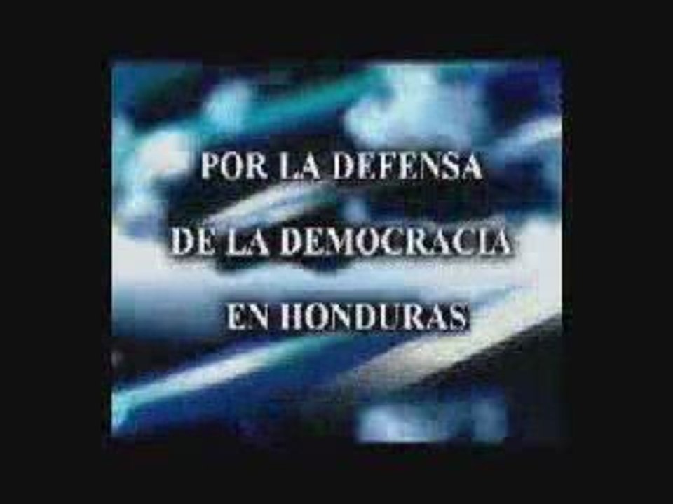 HONDURAS 2009: military coup against democracy