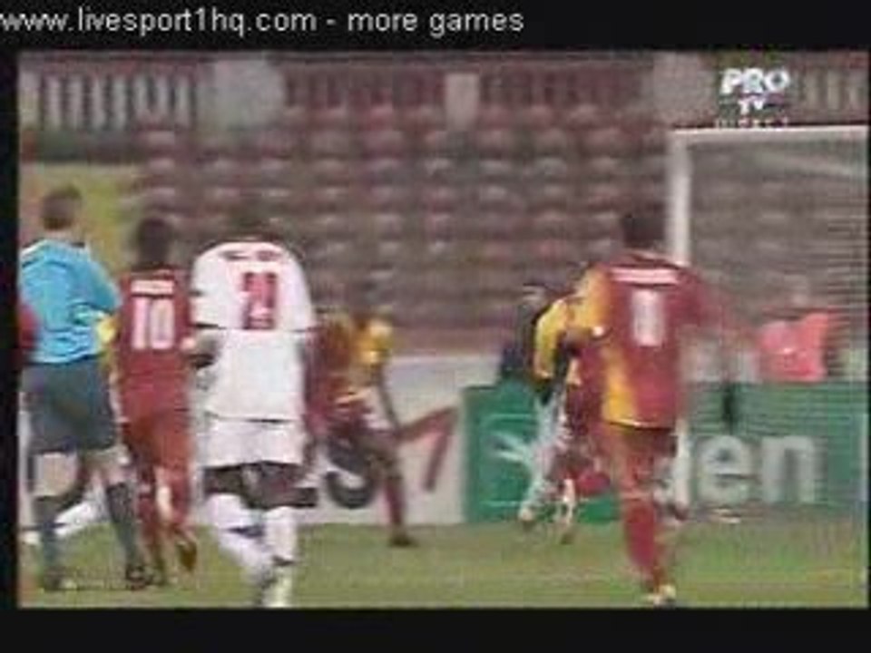 Dinamo Bükreş - Galatasaray 05-11-09 5 Kasim GOL KEWELL