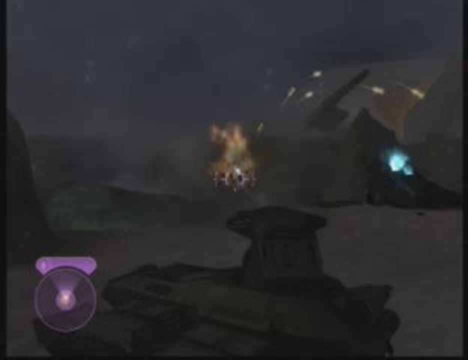 Halo 2 -29 - Scorpion contre sentinelles