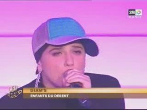 Diam's - Enfants du désert en Live Chaine Maroquaine