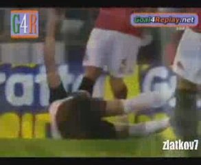 Roma-Fulham 0_1 goal of Diomansy Kamara