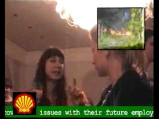 Shell recruitment fair protest