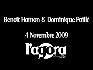 Débat Benoît Hamon & Dominique Paillé