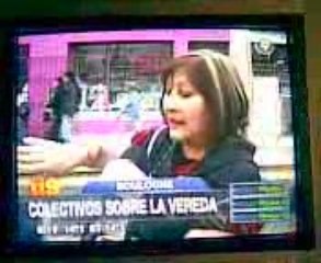 Colectivos sobre la vereda