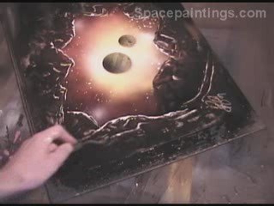 Spray Paint Art Cave Painting