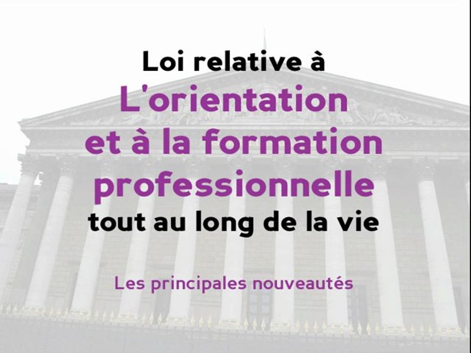 Réforme de la formation : ce que la loi  va changer