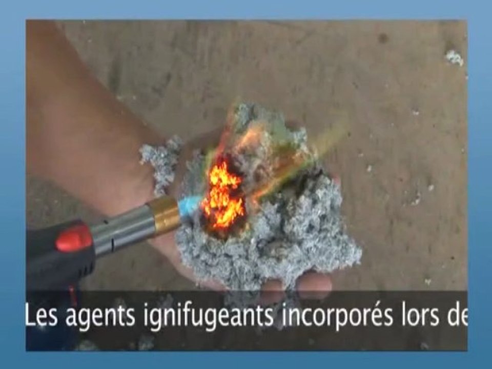 Test au Feu.CELLISOL/THERMIBAT