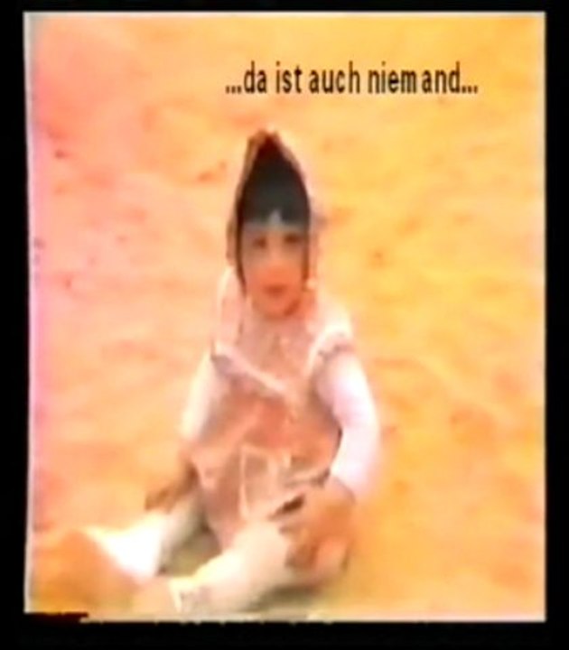 Kleinkind auf der Flucht