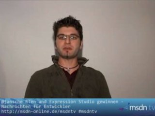 msdn tv Trailer mit Expression Gewinnspiel - Gewinne 1 von 5