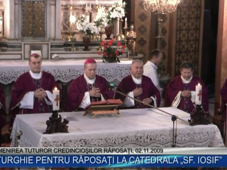 Liturghie pentru răposaţi la Catedrala „Sf. Iosif”