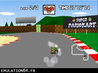 Bowser 16bits dans Mario Kart 64 (2)