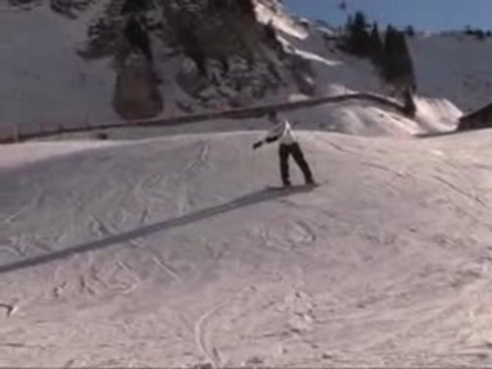 Snowboard Lesson 3 'backside traversieren'