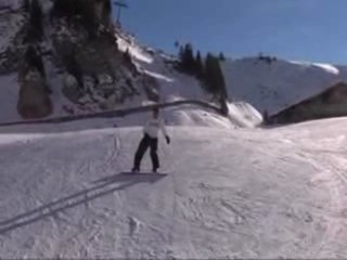 Snowboard Lesson 1 "backside slide"