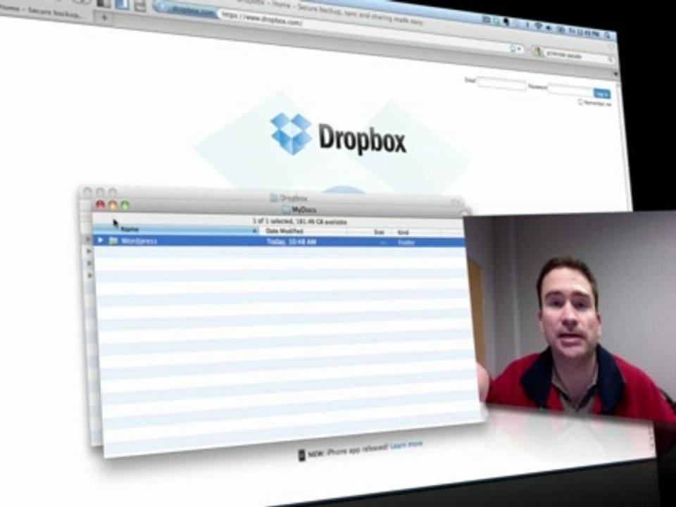 Dropbox:  A great new storage application