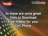 Videos and Music Sites to Download to your Cell and Mobile P