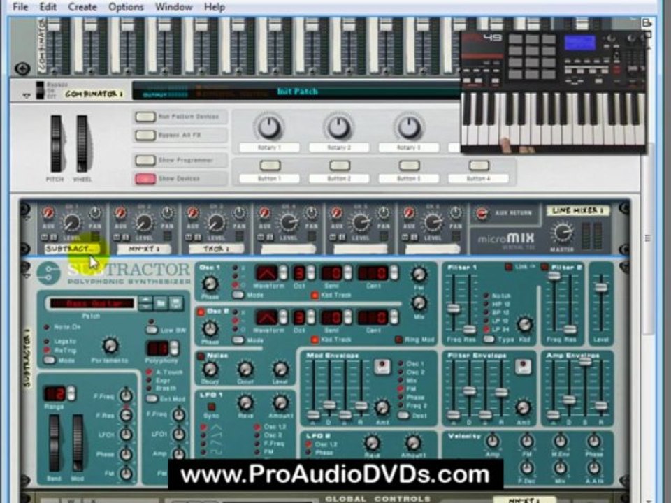 Propellerhead Reason 4.0 Combinator with Thor