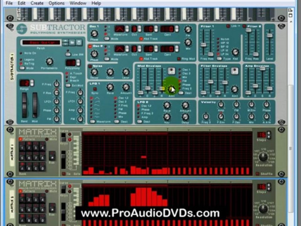 Propellerhead Reason 4.0 Matrix with Subtractor - video Dailymotion