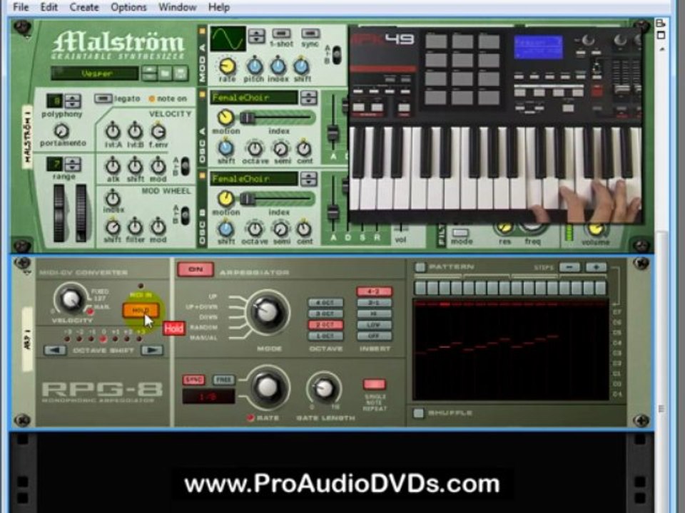 Propellerhead Reason 4.0 RPG-8 Arpeggiator with Malstrom