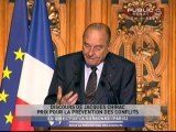EVENEMENT,Discours de Jacques Chirac à la Fondation Chirac