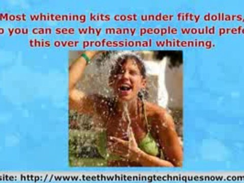 Teeth Whitening Methods: Professional or At Home Kits?