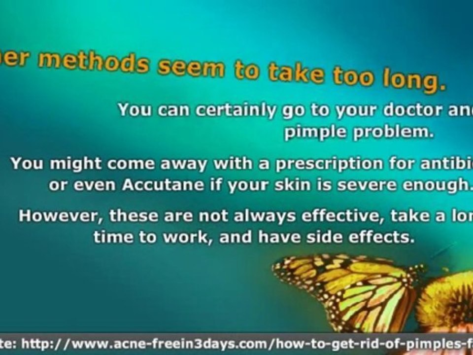 How to Get Rid of Pimples Fast - The Answer Isn't What You T