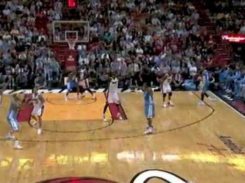 NBA Michael Beasley strips Kenyon Martin and takes it to the