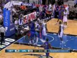 NBA Dwight Howard Block Ben Gordon's attempted layup.