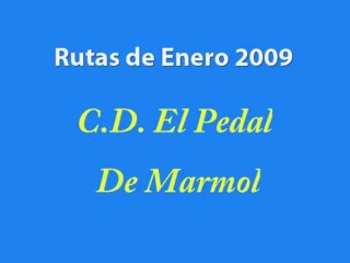 Macael - Rutas realizadas Por el Pedal de Marmol