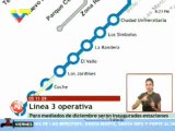 Metro de Caracas modernas estaciones Línea 3